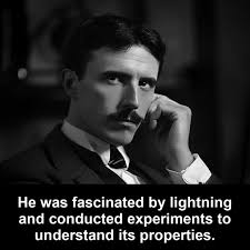 Tesla's birth during a lightning storm was considered a bad omen