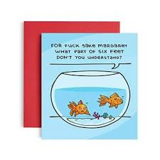 Check spelling or type a new query. Huxters Dd41bx2 What Part Of Six Feet Funny Birthday Card Or Get Well Card A Funny Birthday Card For Her Or Birthday Cards For Him Happy