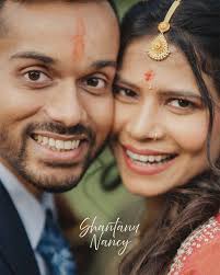 Two souls, one heart, and a lifetime to go Shantanu & Nancy just said yes  to forever💛 Mua @radhikabindalmakeovers #shantanu&Nancy #couplegoals  #shesaidyes #tobewed #engaged #love #loveintheair #weforever