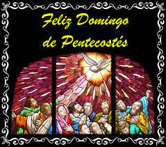 It commemorates the descent of the holy spirit upon the apostles and other followers of jesus christ while they were in jerusalem celebrating the feast of weeks, as described in the acts of the apostles. Blog Catolico Gotitas Espirituales Feliz Domingo De Pentecostes Domingo De Pentecostes Pentecostes Feliz Domingo