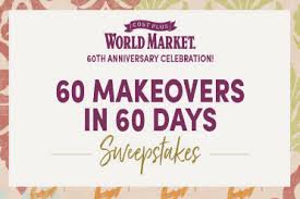 We did not find results for: Cost Plus World Market 60 Makeovers In 60 Days Sweepstakes Win A Tiny House A World Market Gift Card Sweepstakes In Seattle
