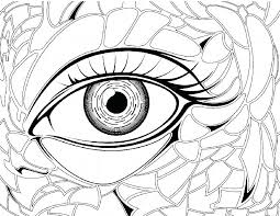 Select one of 1000 printable coloring pages of the category kids. Anime Eye Coloring Page Novocom Top