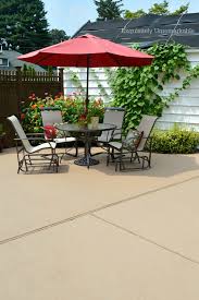 Concrete surfaces require special paint because otherwise there might be no effect or it will not last for a long time. How To Paint Concrete Patio Makeover Exquisitely Unremarkable