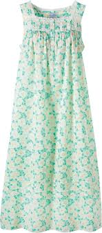 Batas escolares para la guardería y el colegio personalizadas con el nombre bordado. Lanz Gardenia Nightgown Nightdress With Eyelet Lace Roupa Noturna Roupas Vestido Indiano