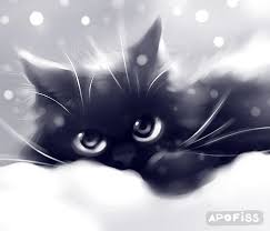 Pin By Leslie Bagley On Felinity Art Black Cat Art Cat Art Cute Animal Drawings