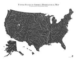 Use it as a teaching/learning tool, as a desk reference, or an item on your bulletin board. Explore U S Rivers And Lakes With This Hydrological Map From Muir Way