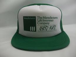 We provide financial advice, insurance, as well as wealth and asset management solutions for individuals, groups and institutions. Manufacturers Life Insurance 1987 Hat Vintage Green W Gem