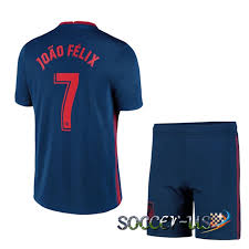 Designed with the latest football jersey technology, this beautifully crafted jersey gives you the desired confident expectations and even more. Cheap Atletico Madrid Joao Felix 7 Kidss Away Soccer Jersey 2020 2021