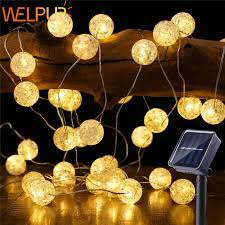 Freeze to stop on a specific color Globe Led Solar String Lights 5m 50led Crackle Ball Outdoor 8 Modes Fairy Lights Warm White Indoor Decorative Garden Light Solar Lamps Aliexpress