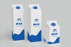 Milk Carton Mock Up 9 Psd Milk Packaging Milk Carton Milk Box
