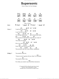 Oasis Supersonic Sheet Music For Guitar Chords Pdf