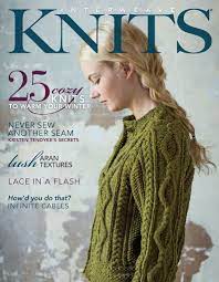 #interweave knits #knitting patterns #knitting magazines #knitting #fall fashion #making #makers #summit pullover #kristen jancuk #pinyon pullover #amy gunderson #moira engel #trendsetter yarn. Interweave Knits Back Issue Winter 12 Digital In 2021 Knitting Knitting Daily Knitting Magazine