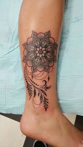 Lotus Tattoo Leg Tattoos Women Girl Leg Tattoos Foot Tattoos
