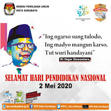 Home » pidato tema pendidikan » contoh pidato hari pendidikan nasional. Selamat Hari Pendidikan Nasional 2020 Kpu Kota Surabaya
