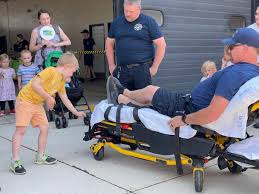 Children gather for inaugural EMS open house