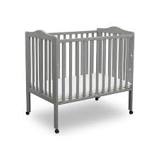 Delta Children Folding Portable Crib With Mattress Walmart Com Portable Crib Cribs Best Baby Cribs