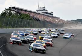 Hamlin pull away late to win NASCAR race at Pocono Raceway