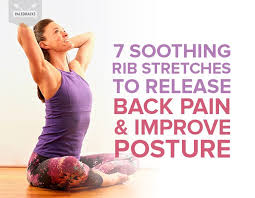 Constant sitting (and especially straining your neck to look down while sitting) causes tightness in luckily, you can work towards correcting your posture with a few simple exercises that strengthen your rib cage. 7 Soothing Rib Stretches To Release Back Pain Improve Posture