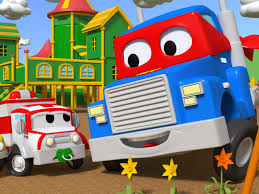 Jucarii de plus personaje de desene animate. Super Camionul Carl