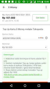 Hasilnya berjalan dengan sukses dan mudah. Tips Isi Saldo E Money Sendiri Di Smartphone Via Tokopedia