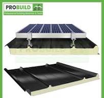 Insulated 4 Ribs Solar Roof Panel
