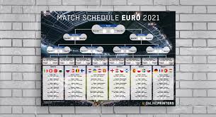 Rome's stadio olimpico will be hosting opening game of euro 2021 on june 12 from 9:00 pm onwards. Euro 2021 Fixtures Infos