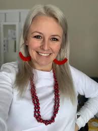 National Red Heart Day where people wear red for for recognition of heart  disease. So much red I had to do two of them. He's sexy in red.