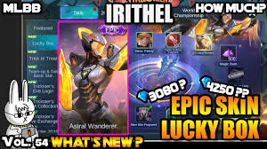 So, people who would like to know more about mobile legends rank, and then check out the above discussion at any time. Irithel Epic Lucky Box Astral Wanderer Mobile Legends What S New Vol 54 Youtube