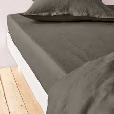 Maybe you would like to learn more about one of these? Drap Housse Premium 140x190 Cm Lin Metis Gris Fonce