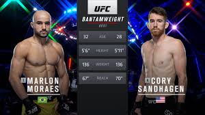 Cory sandhagen austin arnett 1 0 80 32 1 1 0 0 ufc fight night: Ufc Vegas 32 Free Fight Cory Sandhagen Vs Marlon Moraes Youtube