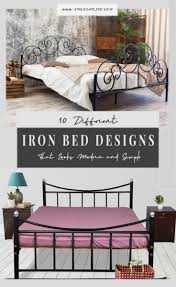 There are a few different colors and options when you are looking at wrought iron beds. 10 Simple Modern Iron Bed Designs With Photos In India Styles At Life