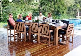 Shadow Outdoor Timber Setting Super Amart Outdoor Furniture Sets Outdoor Furniture Outdoor Settings