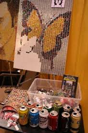 Alumosaics Mosaics From Aluminum Cans Pop Can Crafts Soda Can Art Recycled Art