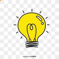 Yellow Simple Light Bulb Hand Drawn Simple Light Bulb Original Tungsten Light Bulb Light Clipart Glowing Ligh Tungsten Light Simple Lighting Light Bulb Drawing