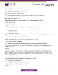 NCERT Solutions Class 9 Science Chapter 13 Why Do We Fall Ill? - BYJU'S