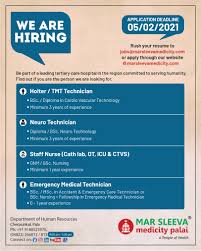 Read here for information on nursing homes, including policies, scams, and more. Mar Sleeva Medicity Palai Kerala Recrutment Cath Lab Ot Icu Ctvs Nurse Other Vacancies 2021 Apply Now Thozhil Vartha Co In
