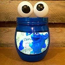 Cookie Monster Night Light Sesame Street Night Light Personalized Cookie Monster Led Night Light Dinosaur Light Jar Lights Night Light