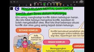 Kesan konflik dan stress dalam keluarga. Pdpr 5 Pjpk Tahun 5 Konflik Stress Youtube