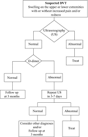 Flow Chart Of Dvt Diagnosis And Treatment Adapted From