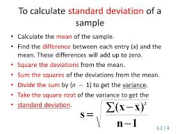 Once done, press mode followed by 0 to switch back to normal operation. Section 3 2 Measures Of Variation Range Standard Deviation Variance Ppt Video Online Download