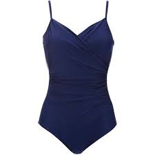 John Lewis Control Cross Front Swimsuit Navy Navy Swimsuit Swimsuits Navy Bikini