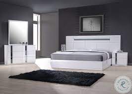 These complete furniture collections include everything you need to outfit the entire bedroom in coordinating style. Palermo White Lacquer Platform Bedroom Set From J M 17853 Q Coleman Furniture