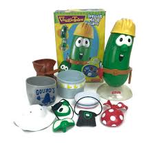 2000 Fisher Price Veggie Tales Dress Up Mix Up Larry The Cucumber Activity Toy Fisherprice Activity Toys Baby Plush Toys Creative Toy