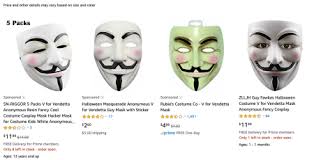 A person wears a guy fawkes mask, a trademark and symbol for the online hacktivist group anonymous, feb. Your V For Vendetta Protest Mask Was Likely Made In China Quartz