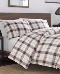 Eddie Bauer Riverdale Twin Plaid Flannel Red Comforter Set Red Plaid Comforter Red Comforter Sets Red Duvet