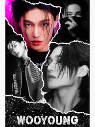 Wooyoung Collage Sticker