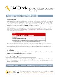 It has an accessible interface with an assistant to guide you through the four steps needed to lock or unlock access to an exe file. Gagetrak Software Update Instructions 6 8 Manualzz