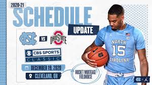 This season's cbs sports classic moves to united center in chicago and will feature the tar heels set to take on the wildcats and the bruins playing the buckeyes. Carolina Basketball On Twitter Time Update We Will Now Be The Second Game Of The Double Header At The Cbs Sports Classic Set To Tip At Approximately 4 15 Pm Et
