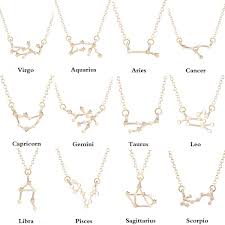 Zodiac Signs Astrology Constellation Necklace Zodiac Jewelry Astrology Necklace Zodiac Sign Necklace