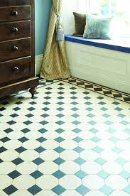 Original Style Chesterfield Pattern With Melville Border In Dover White And Black Floor Tile Design Patterned Floor Tiles Tile Design